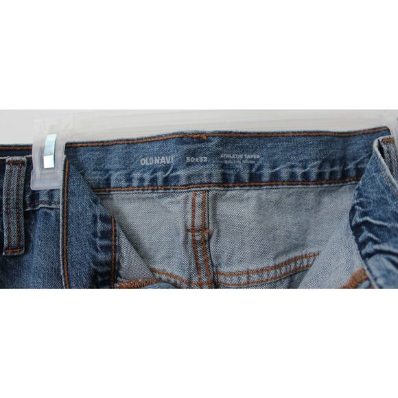 Old Navy Men's Wow Athletic Taper Non Stretch Jeans 50x32 NWT - Picture 5 of 5